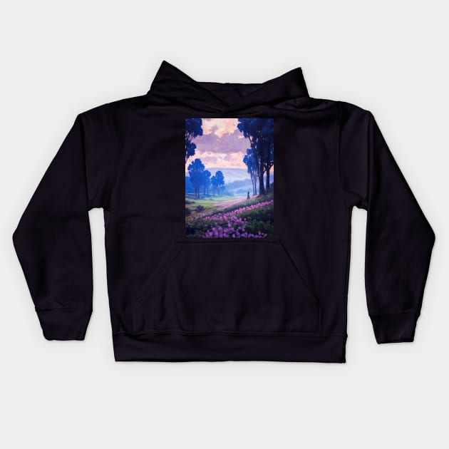 journey of samurai 09 Kids Hoodie by rajandp